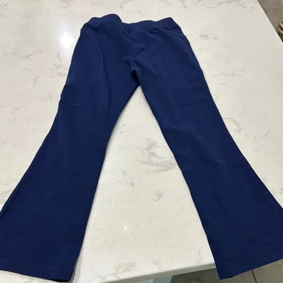 Navy Blue Flared Pants - Picture 3 of 3